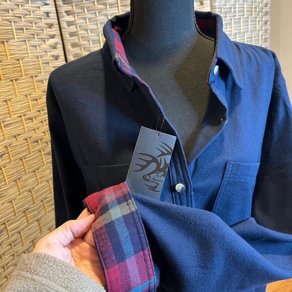 Plus sized women’s Legendary Flannel NWT Size 2XL 100% Cotton - Picture 1 of 8